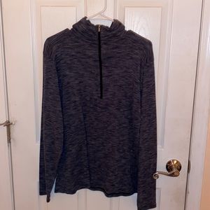 gray/black Columbia coat